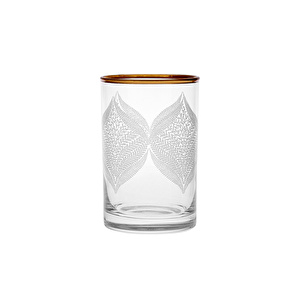 Karaca Defne 6'lı Kahve Yanı Bardağı 110 Ml Gold görseli 2