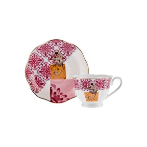 Karaca Madagaskar 6 Kişilik Kahve Fincan Takımı 80 ml görseli 7