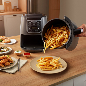 Karaca Air Pro Cook Köz XL Airfryer Black Gold 4L görseli 8