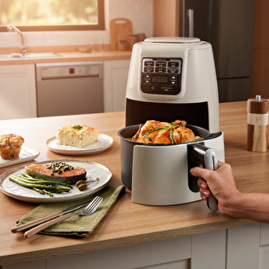 Karaca Air Pro Cook Köz XL Airfryer Black Gold 4L görseli 10