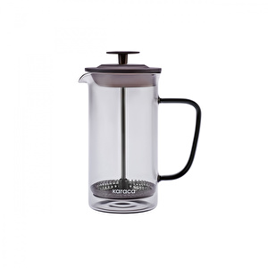 Karaca Valentina Borosilikat Cam French Press 350 ml Grey görseli 2