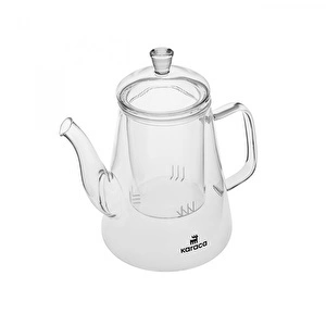 Karaca Lemur Borosilikat Cam Demlik 1000 ml görseli 8