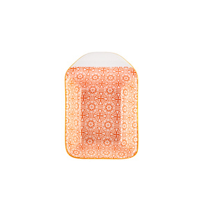 Karaca Floral Turuncu Rectangle Çerezlik/Sosluk 10 cm görseli 3