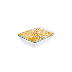 Karaca Floral Sarı Rectangle Çerezlik/Sosluk 10 cm görseli 3