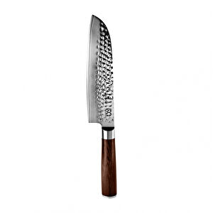 Karaca 50. Yıl İmza Koleksiyonu x Damascus Santoku Bıçağı görseli 1