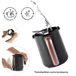 Karaca Hatır Köz Türk Kahve Makinesi Roseberry Wave görseli 9