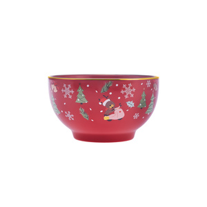 Karaca New Year Yılbaşı 24 Golden Line Noodle Kasesi 14 Cm 640 ml görseli 1