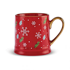 Karaca New Year Yılbaşı 24 Golden Line Mug 355 ml görseli 1