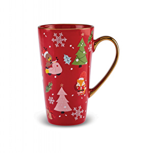 Karaca New Year Yılbaşı 24 Golden Line Mug 506 Ml görseli 2