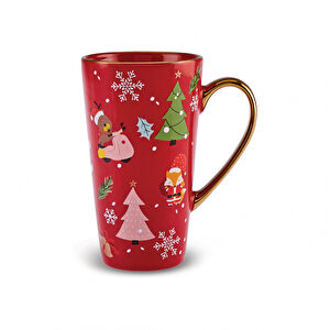 Karaca New Year Yılbaşı 24 Golden Line Mug 506 Ml görseli 1