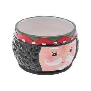 Karaca New Year Yılbaşı 24 Rölyefli Kurşun Asker Kase Siyah 19 cm görseli 4