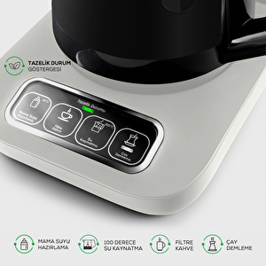 Karaca Robotea Pro 4 in 1 Konuşan Çay Makinesi Starlight görseli 5
