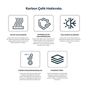 Karaca Multichef Mito Silver Karbon Çelik 3 Parça Kek Kalıbı Seti görseli 2