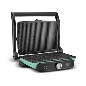 Karaca Gastro Grill Glass Premium 2400W Döküm Tost ve Izgara Makinesi Blue Mist 6 Dilim Kapasiteli görseli 10