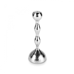 Karaca Home Arlen Tekli Şamdan Silver 26 cm
