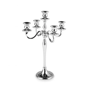Karaca Home Rena 5'li Şamdan Silver 45x30 cm görseli 4