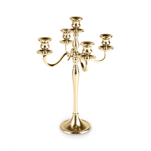 Karaca Home Rena 5'li Şamdan Gold 45x30 Cm görseli 1