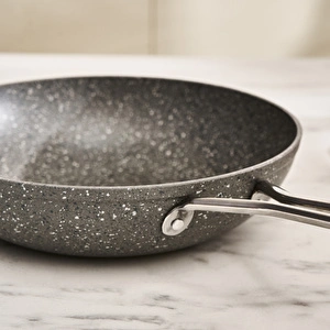 Karaca Biogranit Salvador Wok Tava 28 Cm Gri görseli 2