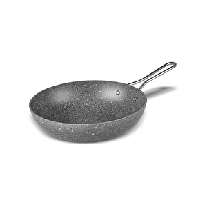 Karaca Biogranit Salvador Wok Tava 28 Cm Gri görseli 5