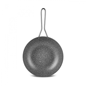 Karaca Biogranit Salvador Wok Tava 28 Cm Gri görseli 7
