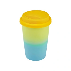 Karaca Soft Touch Travel Kupa 300 ml Sarı  görseli 6