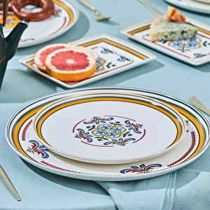 Karaca Positano 18 Parça 6 Kişilik New Bone Kahvaltı Seti  görseli 3