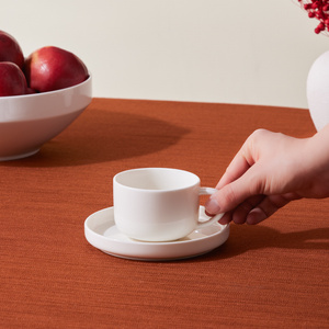 Karaca Stream Basic Line Çay Fincanı ve Tabağı 220 ml görseli 5
