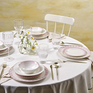 Karaca Elegance Bone Pier 24 Parça 6 Kişilik Yemek Takımı görseli 7