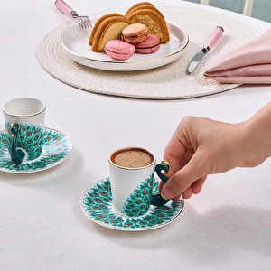 Karaca Peacock 2 Kişilik Kahve Fincanı 90 ml görseli 10