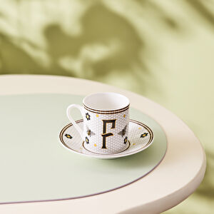 Karaca F Harfli Kahve Fincanı 80 ml