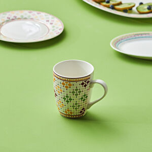 Karaca Block Mug 355ml Kırmızı görseli 1