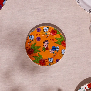 Karaca Frida Pasta Tabağı Turuncu 19 Cm görseli 1