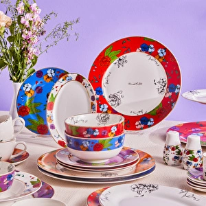 Karaca Frida Pasta Tabağı Turuncu 19 Cm görseli 4