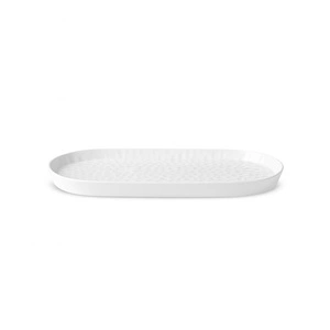 Karaca x Refika Bembeyaz Kayık Tabak 34 cm görseli 5
