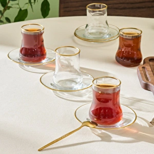 Karaca Touch 12 Parça Çay Seti Gold görseli 2