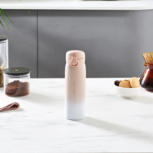 Karaca Skyfall Çelik Sızdırmaz Termos Pembe 500 ml görseli 4