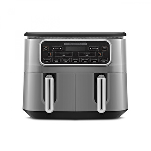 Karaca Air Pro Cook Duo Ev Yemeği XXXL Airfryer Cool Gray 8L