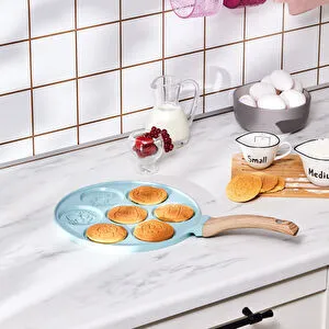 Karaca Mutfaksever Biogranit Animal Pankek Tava 26 Cm Mavi