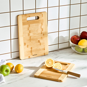 Karaca Lowell Bamboo 2'li Pro Kesme Tahtası görseli 4