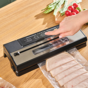 Karaca Seal and Fresh Inox Gıda Vakum ve Mühürleme Makinesi 5 Adet Poşet ve 1 Adet Rulo Hediyeli görseli 6