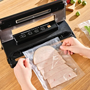 Karaca Seal and Fresh Inox Gıda Vakum ve Mühürleme Makinesi 5 Adet Poşet ve 1 Adet Rulo Hediyeli görseli 8