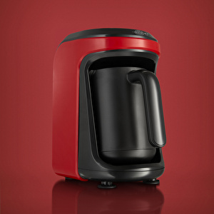 Karaca Hatır Hüp Türk Kahve Makinesi Cherry Red görseli 3