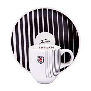 Jumbo Beşiktaş Edwards 2 Kişilik Kahve Fincanı görseli 1