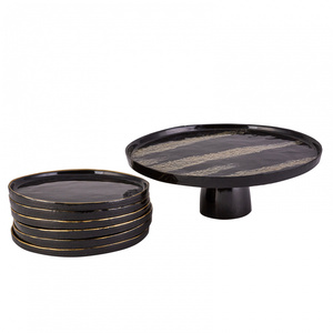 Jumbo Glamour 7 Parça Pasta Seti - Siyah görseli 4