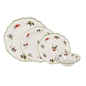 Jumbo Majestic 6 Kişilik 24 Parça Green Yemek Takımı görseli 2