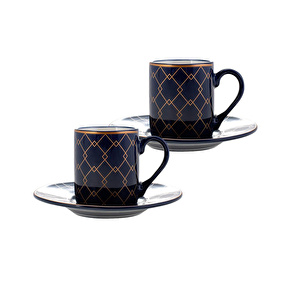 Jumbo Art Deco 2'li Kahve Fincan Takımı (Brj04) görseli 2