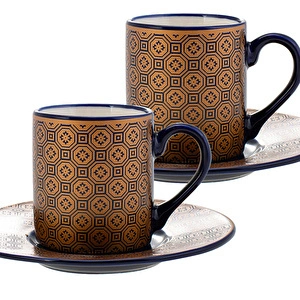 Jumbo Art Deco 2'li Kahve Fincan Takımı (Brj06) görseli 5