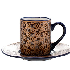 Jumbo Art Deco 2'li Kahve Fincan Takımı (Brj06) görseli 9