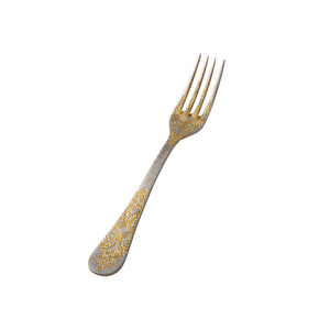 Jumbo Antique Antika Gold 12 Kişilik 84 Parça Çatal Kaşık Bıçak Takımı görseli 10