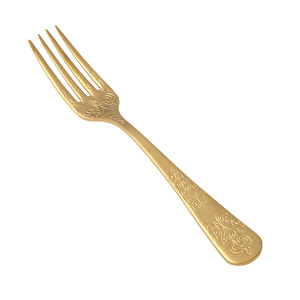 Jumbo Antique Titanyum Mat Gold 12 Kişilik 84 Parça Çatal Kaşık Bıçak Takımı görseli 7